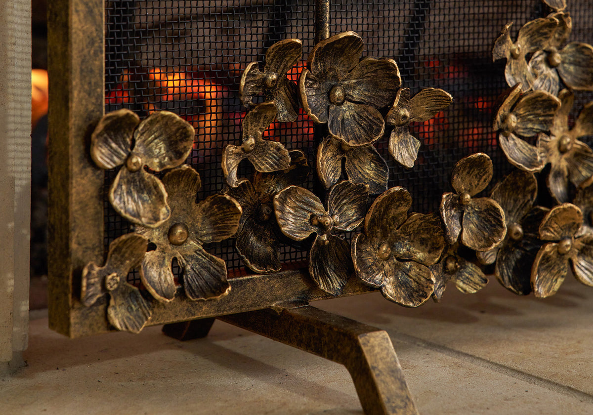 Hand-Painted Fireplace Screens: Artistry and Function | Claire Crowe Collection